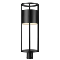 Z-Lite Black Luca 1-Light Outdoor Post Mount Fixture