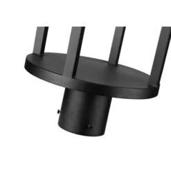 Z-Lite Black Luca 1-Light Outdoor Post Mount Fixture 8 Z-Lite Black Luca 1-Light Outdoor Post Mount Fixture -Globe Lite Shop 332012362 AlternateImage3 l