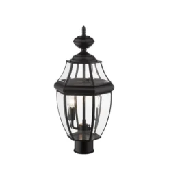 Z-Lite Black Westover 2-Light Outdoor Post Mount Fixture -Globe Lite Shop 332012382 AlternateImage2 l