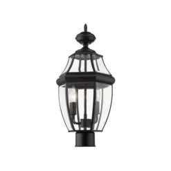 Z-Lite Black Westover 2-Light Outdoor Post Mount Fixture
