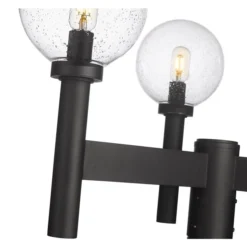Z-Lite Black Laurent 3-Light Outdoor Post Mount Fixture