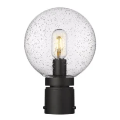 Z-Lite Black Laurent 1-Light Outdoor Post Mount Fixture