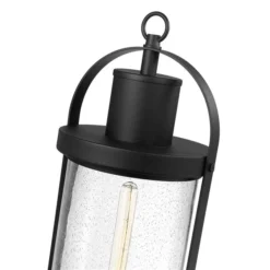 Z-Lite Black Roundhouse 1-Light Outdoor Post Mount Fixture -Globe Lite Shop 332012497 AlternateImage3 l