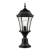 Z-Lite Black Wakefield 1-Light Outdoor Pier Mounted Fixture