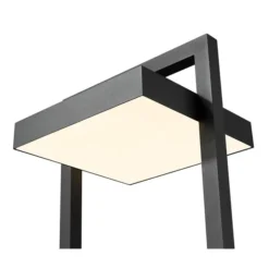 Z-Lite Black Luttrel 1-Light Outdoor Post Mount Fixture -Globe Lite Shop 332012548 AlternateImage3 l