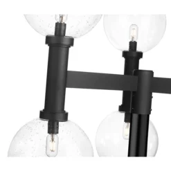 Z-Lite Black Laurent 6-Light Outdoor Post Mount Fixture