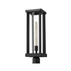 Z-Lite Black Glenwood 1-Light Outdoor Post Mount Fixture 9 Z-Lite Black Glenwood 1-Light Outdoor Post Mount Fixture -Globe Lite Shop 332012632 AlternateImage4 l