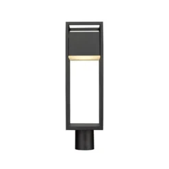 Z-Lite Black Barwick 1-Light Outdoor Post Mount Fixture 7 Z-Lite Black Barwick 1-Light Outdoor Post Mount Fixture -Globe Lite Shop 332012636 AlternateImage1 l