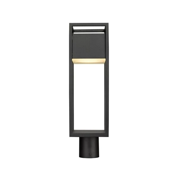 Z-Lite Black Barwick 1-Light Outdoor Post Mount Fixture 3 Z-Lite Black Barwick 1-Light Outdoor Post Mount Fixture - Image 3