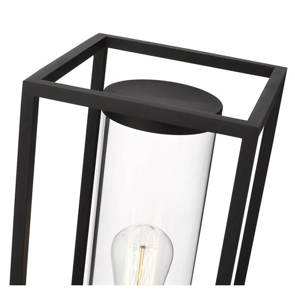 Z-Lite Black Dunbroch 1-Light Outdoor Post Mount Fixture 2 Z-Lite Black Dunbroch 1-Light Outdoor Post Mount Fixture - Image 2