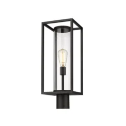 Z-Lite Black Dunbroch 1-Light Outdoor Post Mount Fixture 9 Z-Lite Black Dunbroch 1-Light Outdoor Post Mount Fixture -Globe Lite Shop 332012671 MainImage 001 l