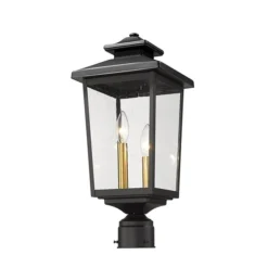 Millennium Lighting Eldrick 18.8-in Powder Coat Black Transitional Light Post Lantern -Globe Lite Shop 332017948 AlternateImage2 l
