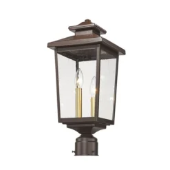 Millennium Lighting Eldrick 18.8-in Powder Coat Bronze Transitional Light Post Lantern -Globe Lite Shop 332017960 AlternateImage2 l