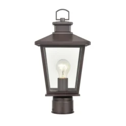 Millennium Lighting Bellmon 15-in Powder Coat Bronze Transitional Light Post Lantern