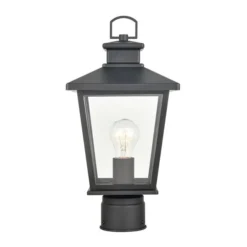 Millennium Lighting Bellmon 15-in Powder Coat Black Transitional Light Post Lantern -Globe Lite Shop 332018200 AlternateImage2 l