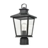 Millennium Lighting Bellmon 15-in Powder Coat Black Transitional Light Post Lantern