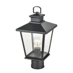 Millennium Lighting Bellmon 15-in Powder Coat Black Transitional Light Post Lantern -Globe Lite Shop 332018200 AlternateImage4 l