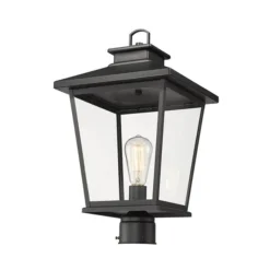 Millennium Lighting Bellmon 19.1-in Powder Coat Black Transitional Light Post Lantern