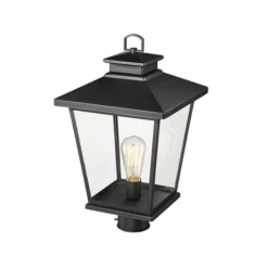 Millennium Lighting Bellmon 19.1-in Powder Coat Black Transitional Light Post Lantern -Globe Lite Shop 332018206 AlternateImage3 l