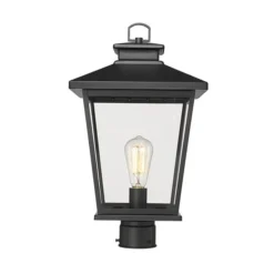Millennium Lighting Bellmon 19.1-in Powder Coat Black Transitional Light Post Lantern -Globe Lite Shop 332018206 MainImage 001 l