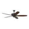 Generation Lighting Dover 60-in Oil Rubbed Bronze Ceiling Fan With Handheld Remote Control Included (5-blade)