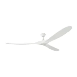 Generation Lighting Maverick Super Max 88-in Matte White Indoor/Outdoor Ceiling Fan (3-blade) -Globe Lite Shop 332018808 MainImage 001 l