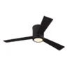 Generation Lighting Clarity 52-in Oil Rubbed Bronze Integrated LED Indoor Ceiling Fan With Remote Control (3-blade)