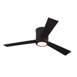 Generation Lighting Clarity 52-in Oil Rubbed Bronze Integrated LED Indoor Ceiling Fan With Remote Control (3-blade)