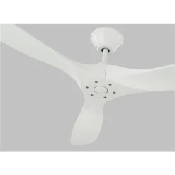 Generation Lighting Maverick Max 70-in Matte White Ceiling Fan With Remote Control (3-blade)
