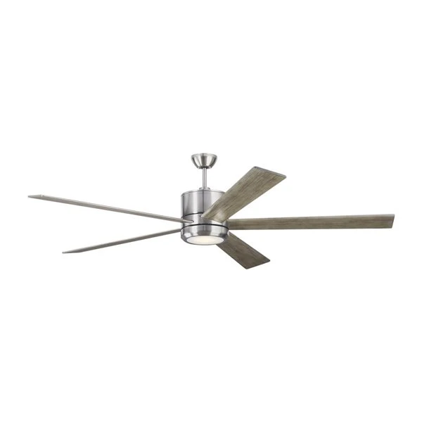 Generation Lighting Vision 72-in Integrated LED Silver Ceiling Fan - Handheld Remote Control Included (5-blade) 2 Generation Lighting Vision 72-in Integrated LED Silver Ceiling Fan - Handheld Remote Control Included (5-blade) - Image 2