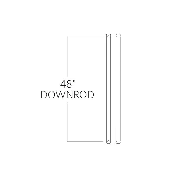 Generation Lighting 48-in Bronze Ceiling Fan Downrod Extension 2 Generation Lighting 48-in Bronze Ceiling Fan Downrod Extension - Image 2