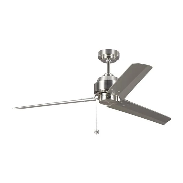 Generation Lighting Arcade 54-in Brushed Steel Indoor Ceiling Fan (3-blade) 2 Generation Lighting Arcade 54-in Brushed Steel Indoor Ceiling Fan (3-blade) - Image 2