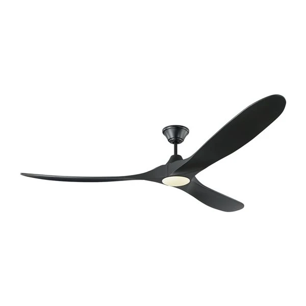 Generation Lighting Maverick Max 70-in Black Integrated LED Indoor/Outdoor Ceiling Fan (3-blade) 1 Generation Lighting Maverick Max 70-in Black Integrated LED Indoor/Outdoor Ceiling Fan (3-blade)