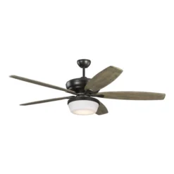 Generation Lighting Dover 60-in Weathered Grey Ceiling Fan With Handheld Remote Control Included (5-blade) -Globe Lite Shop 332018899 AlternateImage3 l