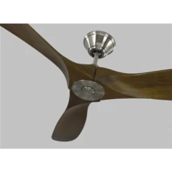 Generation Lighting Maverick II 52-in Dark Walnut And Brushed Steel Ceiling Fan With Remote Control (3-blade) -Globe Lite Shop 332018904 AlternateImage1 l