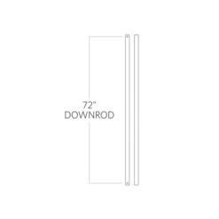 Generation Lighting 72-in Matte White Ceiling Fan Downrod Extension
