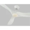 Generation Lighting Maverick 60-in Matte White Integrated LED Indoor/Outdoor Ceiling Fan (3-blade)