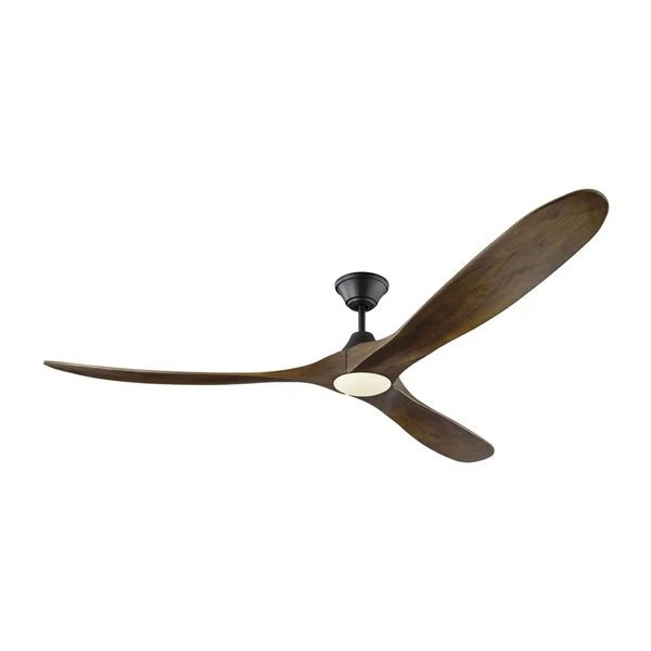 Generation Lighting Maverick Max 70-in Dark Walnut And Matte Black Integrated LED Indoor/Outdoor Ceiling Fan (3-blade) 1 Generation Lighting Maverick Max 70-in Dark Walnut And Matte Black Integrated LED Indoor/Outdoor Ceiling Fan (3-blade)