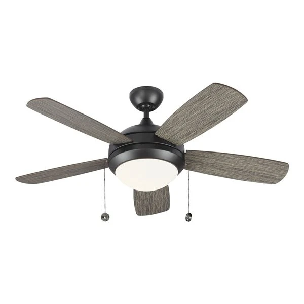 Generation Lighting Discus Classic 44-in Weathered Grey Integrated LED Ceiling Fan (5-blade) 1 Generation Lighting Discus Classic 44-in Weathered Grey Integrated LED Ceiling Fan (5-blade)