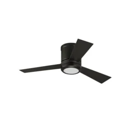 Generation Lighting Clarity 42-in Oil Rubbed Bronze Integrated LED Indoor Ceiling Fan With Remote Control (3-blade)