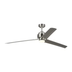Generation Lighting Arcade 68-in Brushed Steel Indoor Ceiling Fan With Remote Control (3-blade) -Globe Lite Shop 332018976 AlternateImage1 l