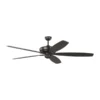 Generation Lighting Dover 68-in Oil Rubbed Bronze Ceiling Fan With Handheld Remote Control Included (5-blade)