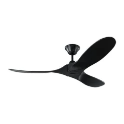 Generation Lighting Maverick II 52-in Matte Black Ceiling Fan With Remote Control (3-blade) -Globe Lite Shop 332019010 MainImage 001 l