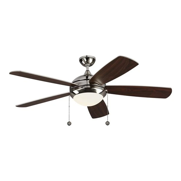 Generation Lighting Discus Classic 52-in Polished Nickel Integrated LED Ceiling Fan (5-blade) 1 Generation Lighting Discus Classic 52-in Polished Nickel Integrated LED Ceiling Fan (5-blade)