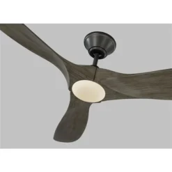 Generation Lighting Maverick II 52-in Weathered Grey Integrated DEL Indoor/outdoor Ceiling Fan (3-blade)