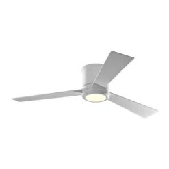 Generation Lighting Clarity 52-in Matte White Integrated LED Indoor Ceiling Fan With Remote Control (3-blade) -Globe Lite Shop 332019042 AlternateImage2 l