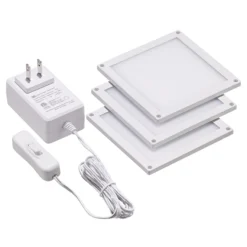 Bazz Under-Cabinet LED Panels - Surface-Mount - 4-in X 4-in