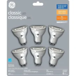 GE Warm White 50W Replacement LED GU10 6-Pack