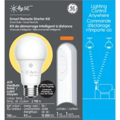 C By GE Colour-Changing Wire-free Remote And Soft White A19 Smart Bulb Bundle