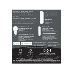 C By GE Colour-Changing Wire-free Remote And Soft White A19 Smart Bulb Bundle -Globe Lite Shop 41537547b L